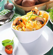 Serving Of Tagliatelle Mushroom