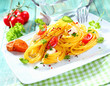 Fresh Spaghetti Caprese
