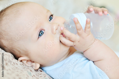 Photo: baby drinking water baby drinking water