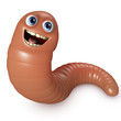 cartoon worm