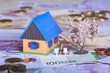 euro, geld, wirtschaft, bargeld mit figuren