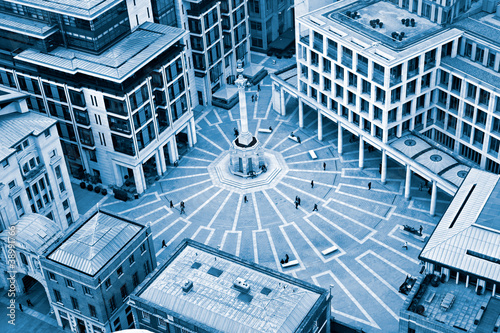 Photo: Paternoster Square, next to St Paul's Cathedral in the City of L Paternoster Square, next to St Paul's Cathedral in the City of L