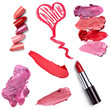 lipstick make up beauty smudged