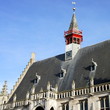Historisches Rathaus (stadhuis) in DAMME / Belgien