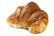 Fresh and tasty croissant on the white Fresh and tasty croissant on the white