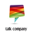 Logo talking # Vector