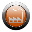 Orange Metallic Orb Button "Factory"
