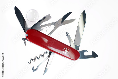 Photo: Aufgeklapptes Schweizer Taschenmesser Aufgeklapptes Schweizer Taschenmesser
