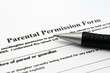 Parental permission form