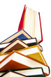 Photo: libros aislados en fondo blanco libros aislados en fondo blanco