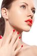 Photo: closeup woman portrait closeup woman portrait