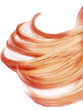 red hair strands