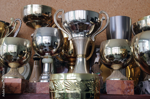 Photo: cup and trophy background cup and trophy background