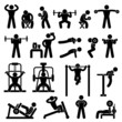 Gym Gymnasium Body Building Exercise Training Fitness Workout