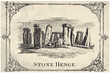stone henge, stonehendge - vector