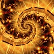 Abstract Fractal Spiral