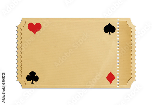 Illustration: ticket ticket
