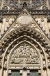 Pague - detail from south portal of St. Vitus cathedral Pague - detail from south portal of St. Vitus cathedral