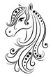 Vector: Abstract horse. Abstract horse.