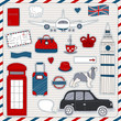 London travel icons London travel icons