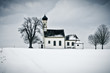 winter scenery church