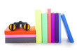 Book and binoculars Book and binoculars