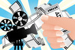 Movie time Illustration Movie time Illustration