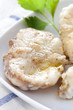 Cooked white fish
