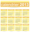 calendrier 2013 FRANCE