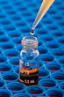 Photo: Chemical research - sample preparation Chemical research - sample preparation