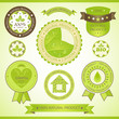Natural product. Vector labels set. Natural product. Vector labels set.