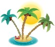 Vector: Small Island Small Island