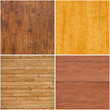 Set of wooden textures