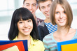 Happy students