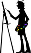 Artist at work