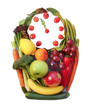 Photo: personenwaage aus obst und gemüse personenwaage aus obst und gemüse
