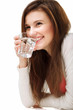 Photo: woman with glass of water woman with glass of water