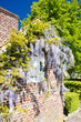house with flowers, Nord-Pas-de-Calais, France