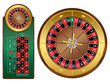 European roulette wheel