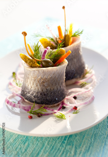 Photo: Herring rolls Herring rolls
