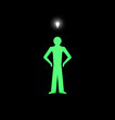 Bright idea - man 02