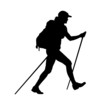 backpacker vector illustration