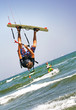 kiteboarder trick