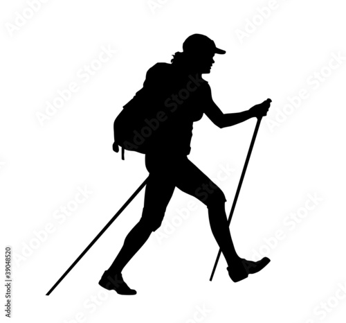 Vector: backpacker vector illustration backpacker vector illustration