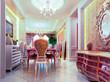 3d Dining room rendering 3d Dining room rendering