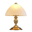 Vintage table lamp isolated on white
