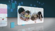 Family videos flowing over network