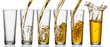 Apple juice splash isolated on white