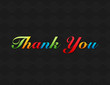 Colorful Classic Thank You message