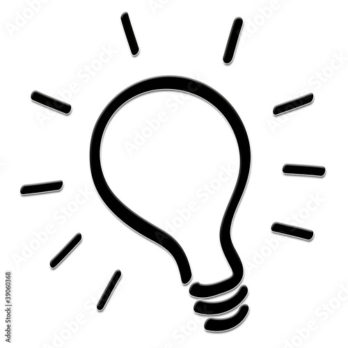Illustration: Glühlampe Glühlampe